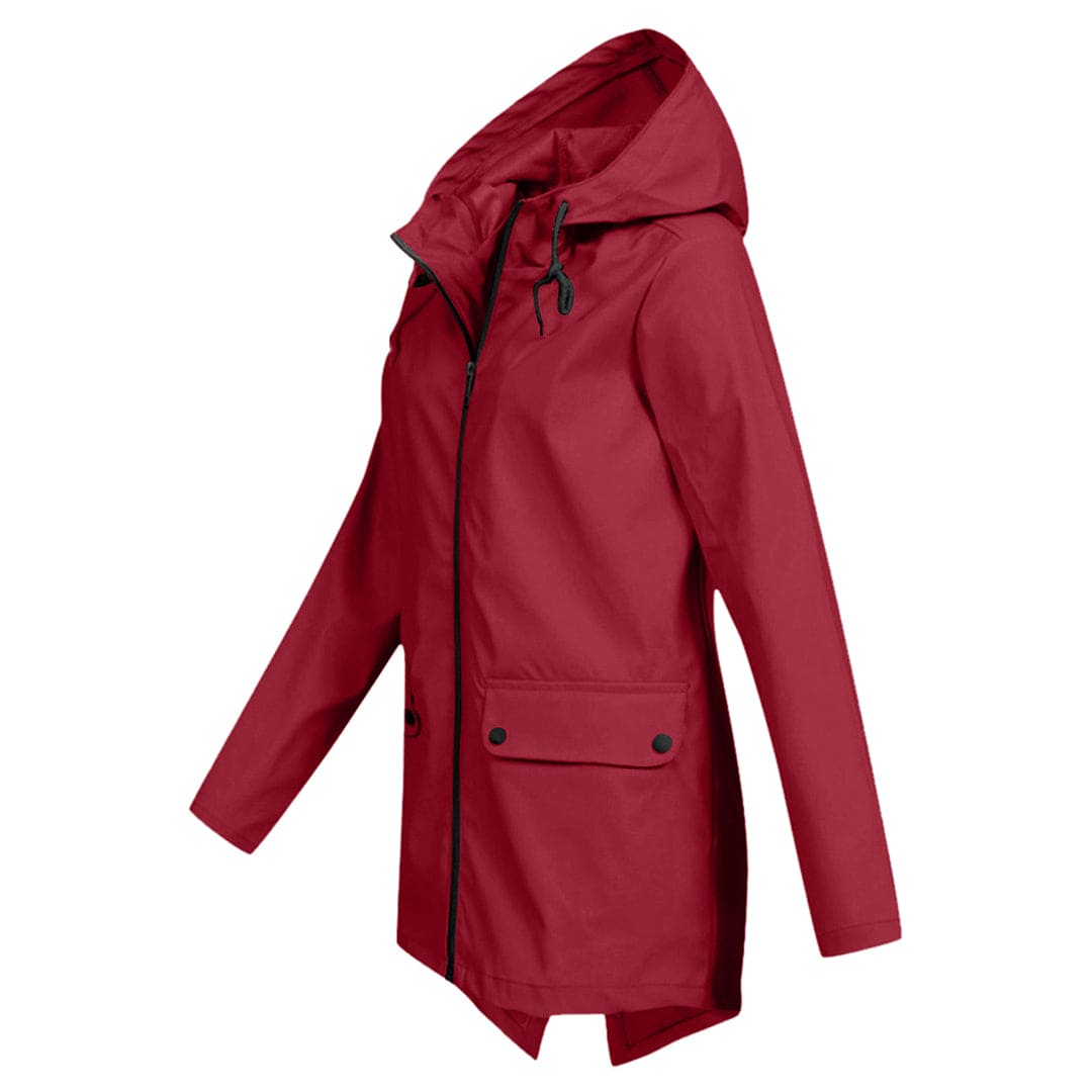 Helmina | Waterdichte windjack met capuchon voor dames – Lichtgewicht regenjas voor wandelen