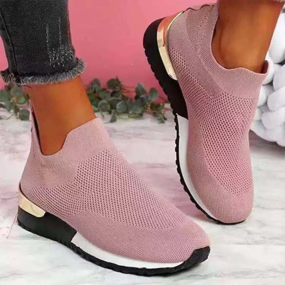 Airlynx | Damesslippers van mesh - Ademende wandelschoenen zonder veters