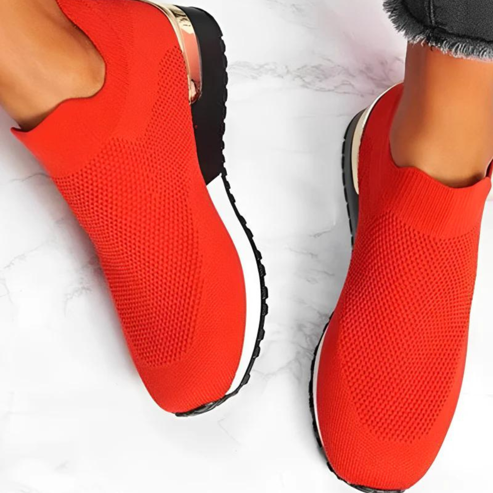Airlynx | Damesslippers van mesh - Ademende wandelschoenen zonder veters