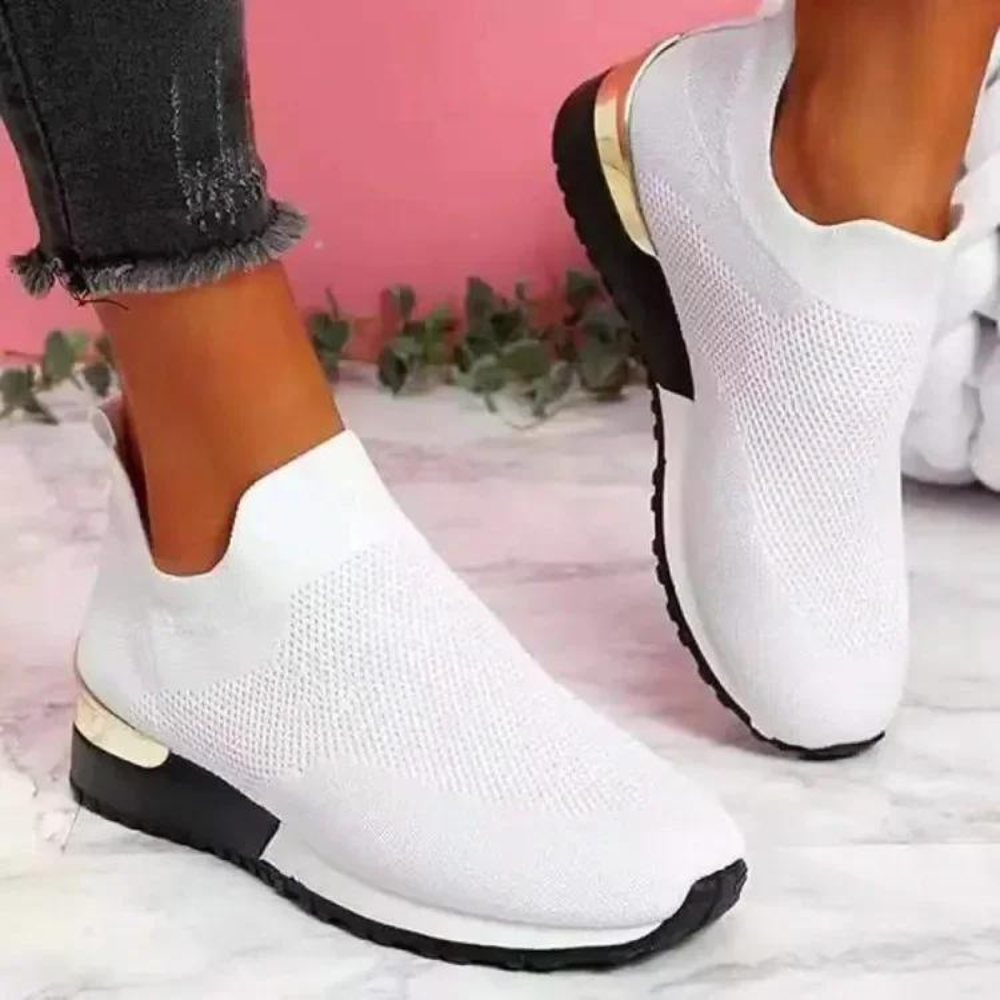 Airlynx | Damesslippers van mesh - Ademende wandelschoenen zonder veters
