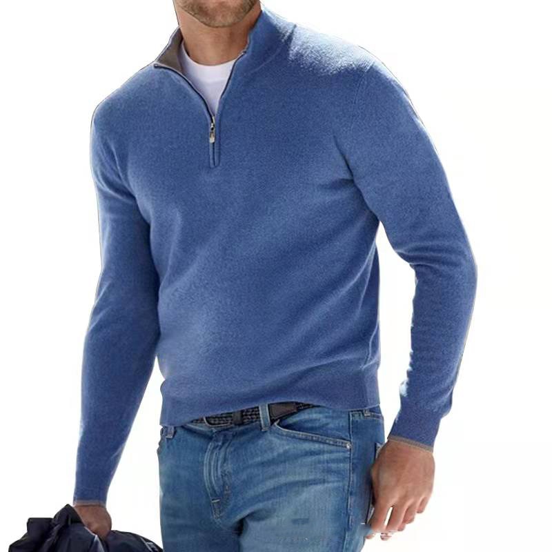 Leor | Comfortabele gebreide trui voor heren – Zachte, warme pullover voor herfst en winter
