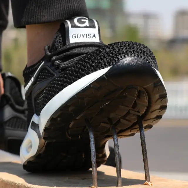 Strydex | Sportieve orthopedische veiligheidsschoenen voor mannen - ademende werksneakers