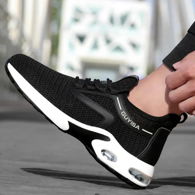 Strydex | Sportieve orthopedische veiligheidsschoenen voor mannen - ademende werksneakers