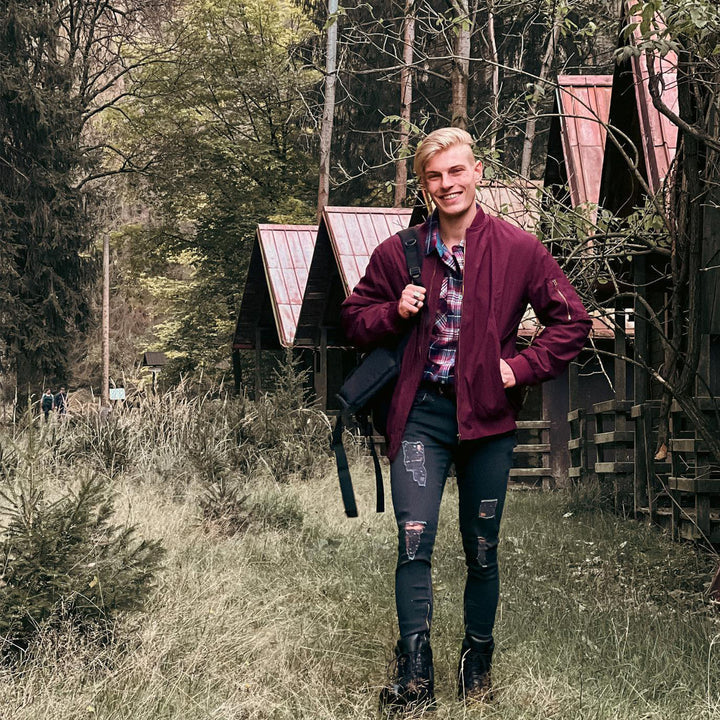 Alveric | Bomberjack voor heren - lichtgewicht windjack met rits, casual streetwear stijl