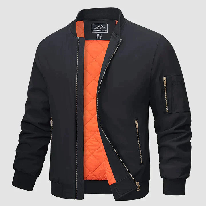 Alveric | Bomberjack voor heren - lichtgewicht windjack met rits, casual streetwear stijl