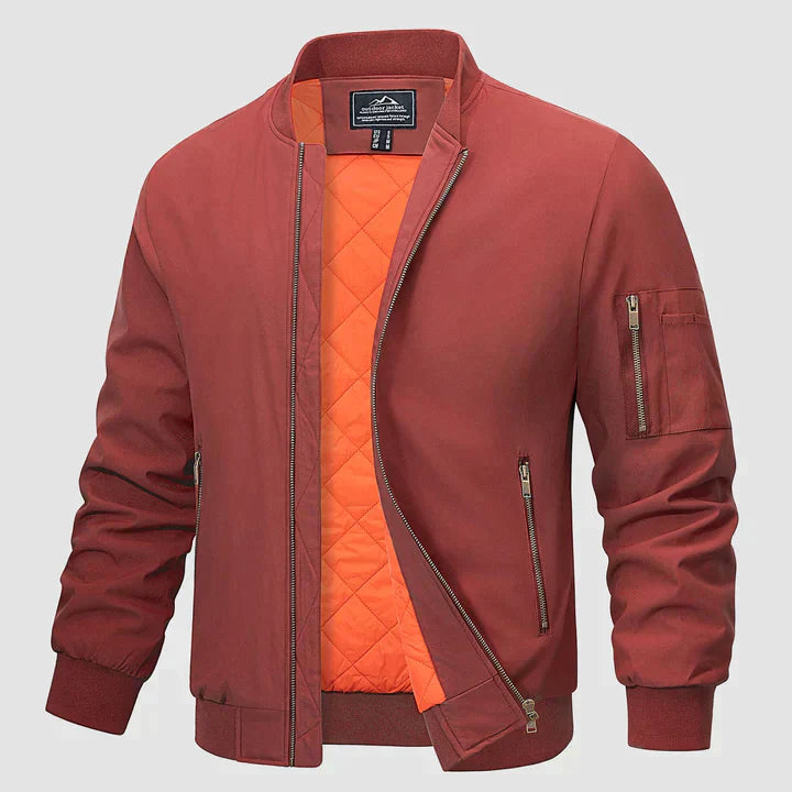 Alveric | Bomberjack voor heren - lichtgewicht windjack met rits, casual streetwear stijl