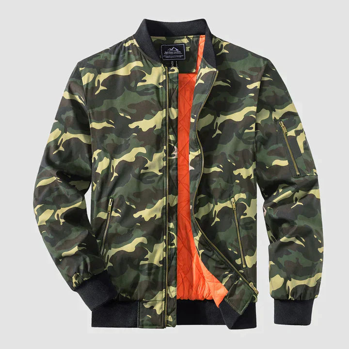 Alveric | Bomberjack voor heren - lichtgewicht windjack met rits, casual streetwear stijl