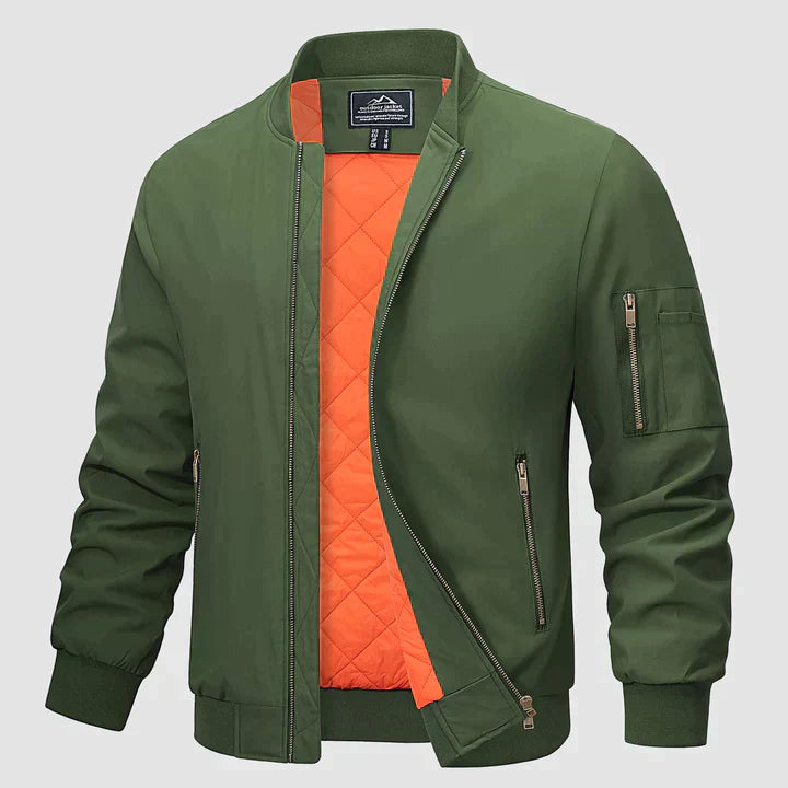 Alveric | Bomberjack voor heren - lichtgewicht windjack met rits, casual streetwear stijl