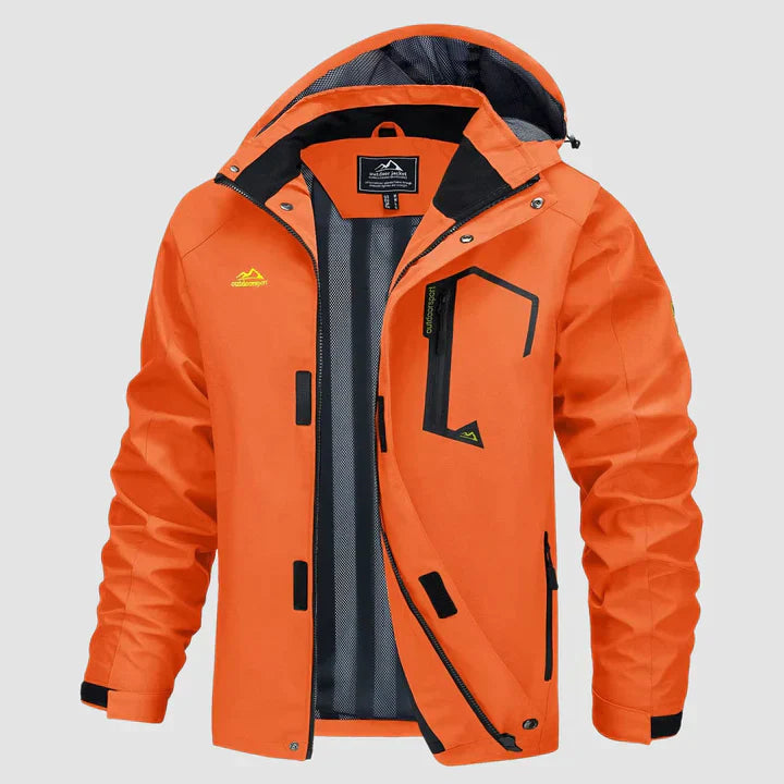 Myrion | Warme waterdichte winterjas voor heren – met capuchon, duurzame outdoorjas