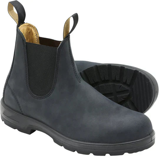 HydroSole | Waterdichte Chelsea-laarzen voor heren en dames – instapmodel, elegante regen- en winterlaarzen in leren stijl