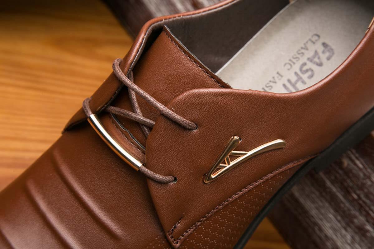 Vellaro | Heren leren Oxford geklede schoenen - Klassiek Formeel Zakelijk Schoeisel