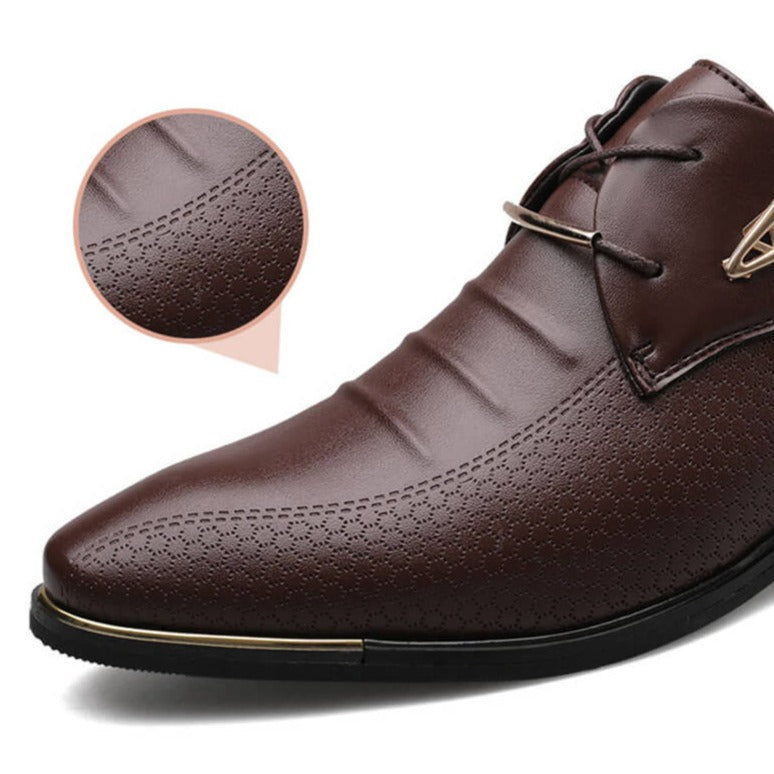 Vellaro | Heren leren Oxford geklede schoenen - Klassiek Formeel Zakelijk Schoeisel