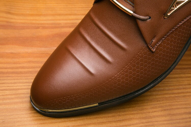 Vellaro | Heren leren Oxford geklede schoenen - Klassiek Formeel Zakelijk Schoeisel
