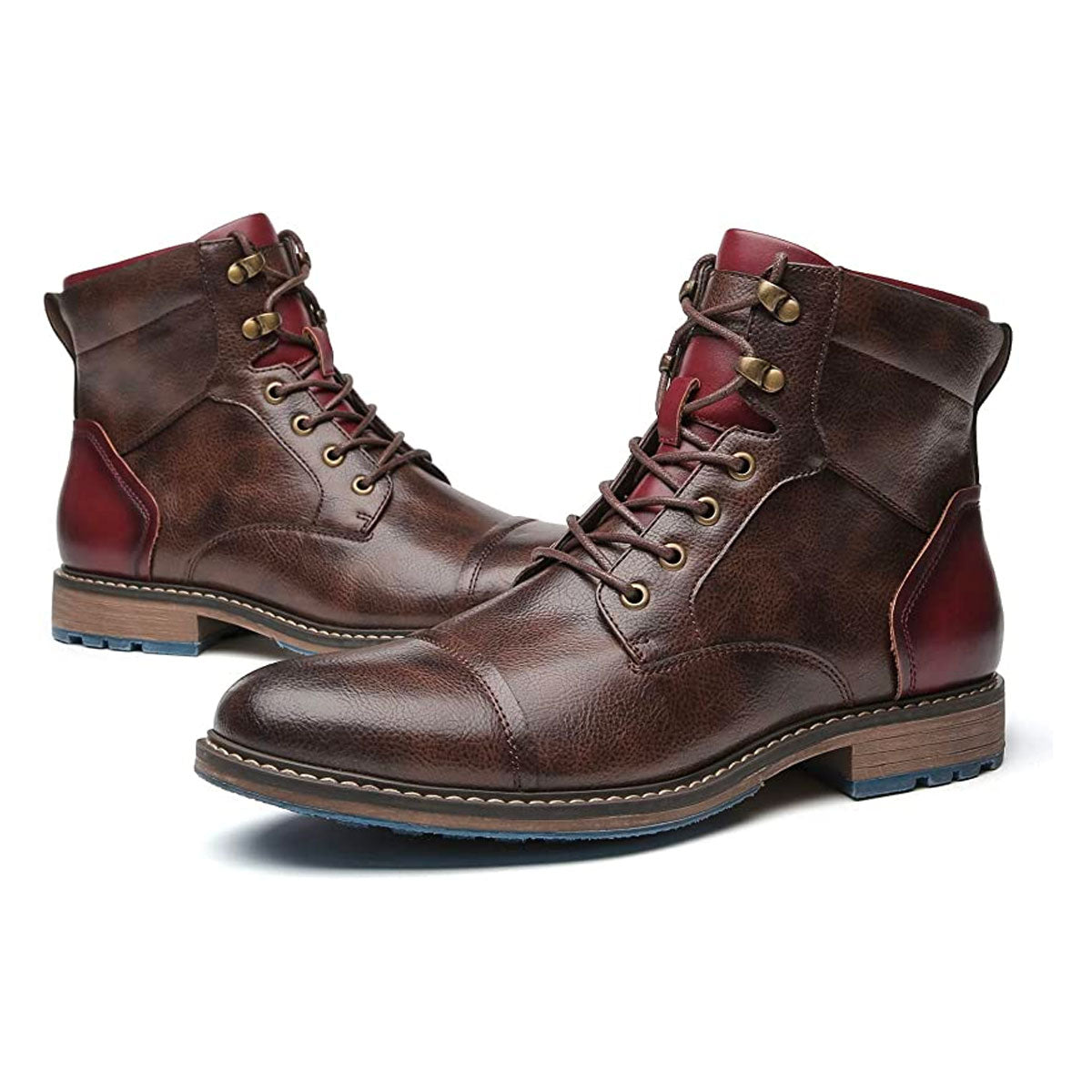 Oxhelm | Heren Premium Leren Oxford Laarzen - lace-up, Formele Dress Enkelschoenen