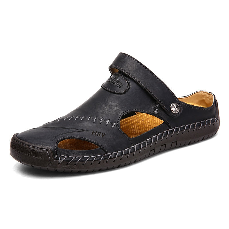 Jorund | Orthopedische herensandalen - Lichtgewicht flexibel PU leer