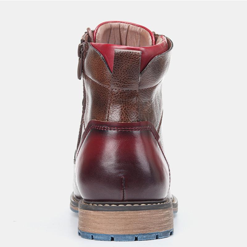 Oxhelm | Heren Premium Leren Oxford Laarzen - lace-up, Formele Dress Enkelschoenen
