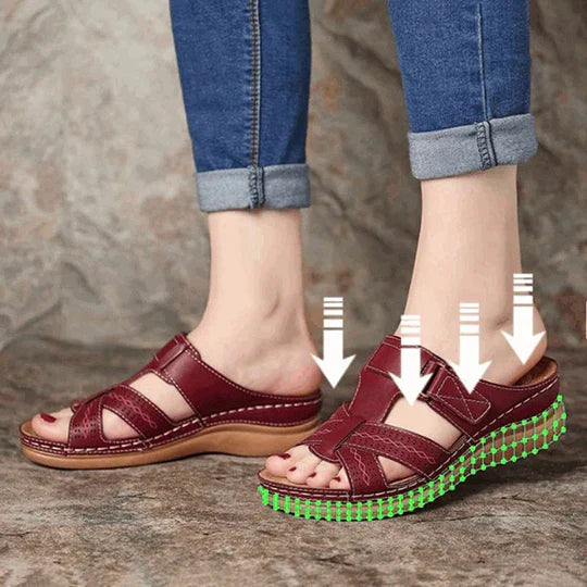 ComfOrth | cOrthopedische dames slippers - steun voor de voetholte, dempende zool, comfortschoenen