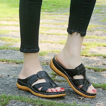 ComfOrth | cOrthopedische dames slippers - steun voor de voetholte, dempende zool, comfortschoenen
