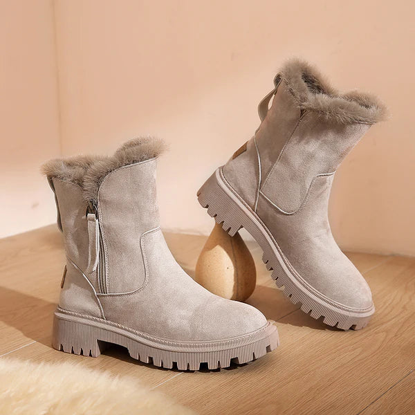Rovelle | Elegante winterlaarzen met bontvoering voor dames – warm, comfortabel en stijlvol