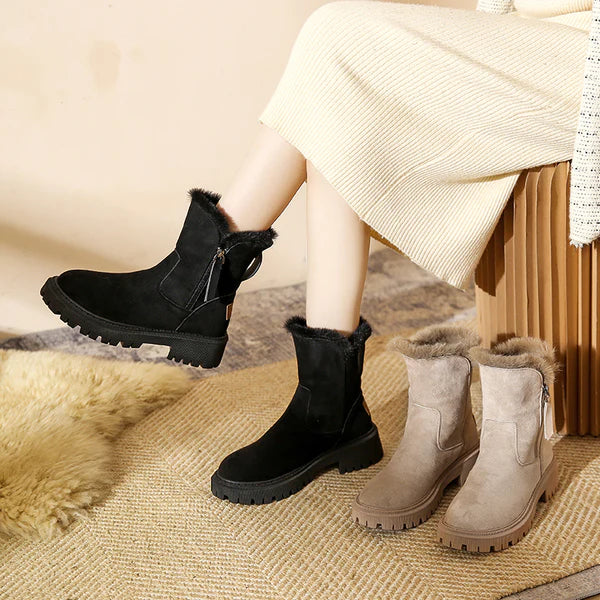 Rovelle | Elegante winterlaarzen met bontvoering voor dames – warm, comfortabel en stijlvol