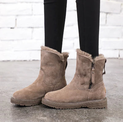 Rovelle | Elegante winterlaarzen met bontvoering voor dames – warm, comfortabel en stijlvol