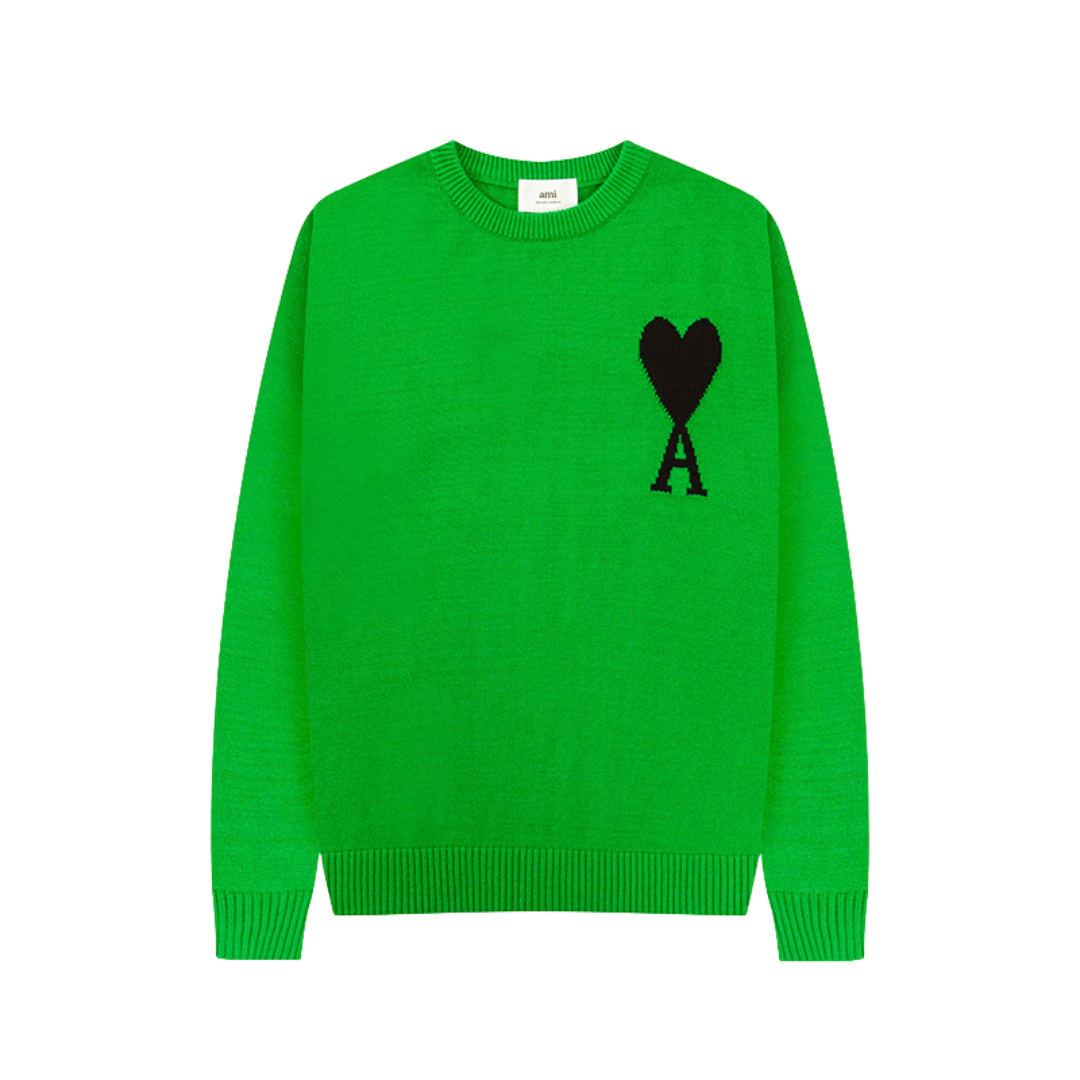 Fynlor | Heren trui met hartmotief – Modieuze zachte gebreide, casual en comfortabele pullover