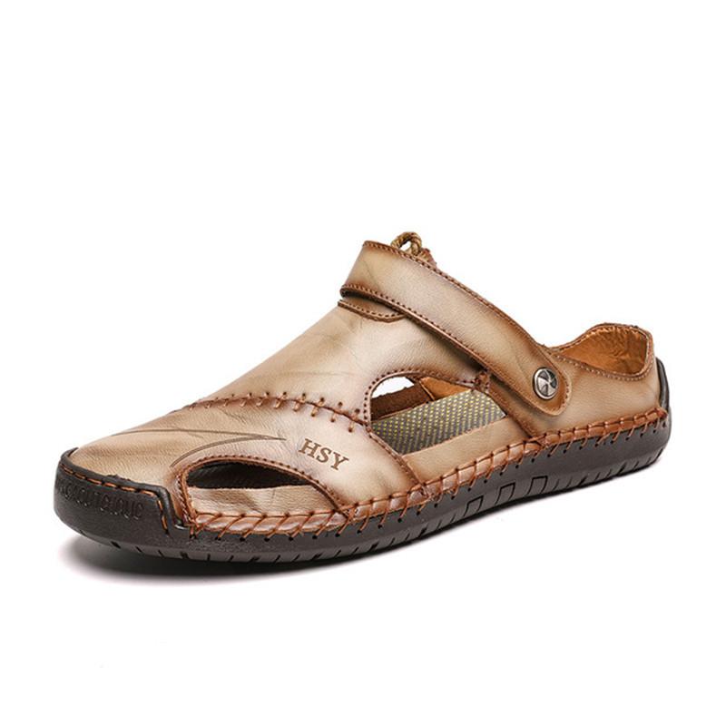 Jorund | Orthopedische herensandalen - Lichtgewicht flexibel PU leer