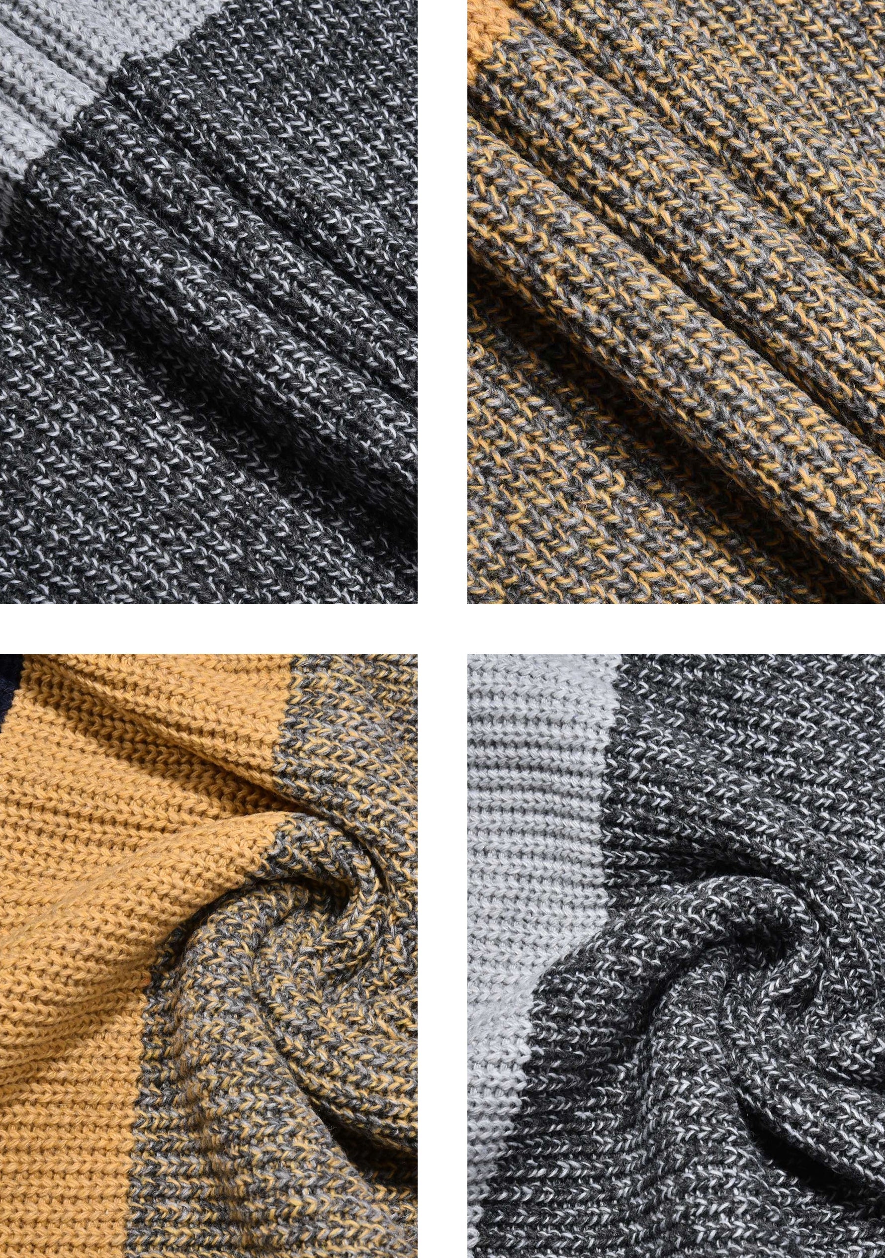 Halden | Kleurblok trui voor heren – Zachte, stijlvolle en comfortabele pullover