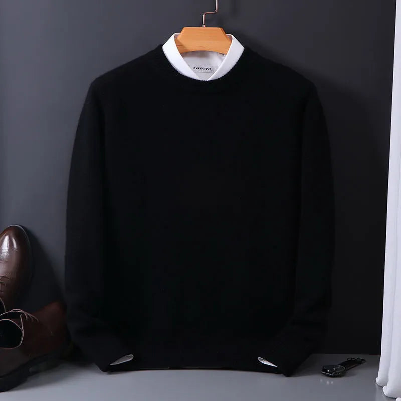 Noen | Kasjmier trui voor heren – Zachte, luxe gebreide pullover voor de winter