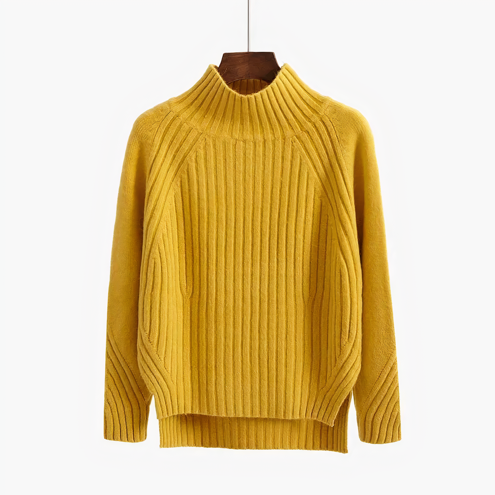 Noretta | Stijlvolle gebreide trui voor dames met halve col – Comfortabel, casual en herfst-/wintermode