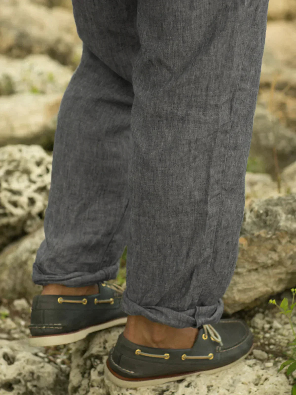Lorcian | Herenlinnen Broek - Lichtgewicht & Ademende Casual Broek