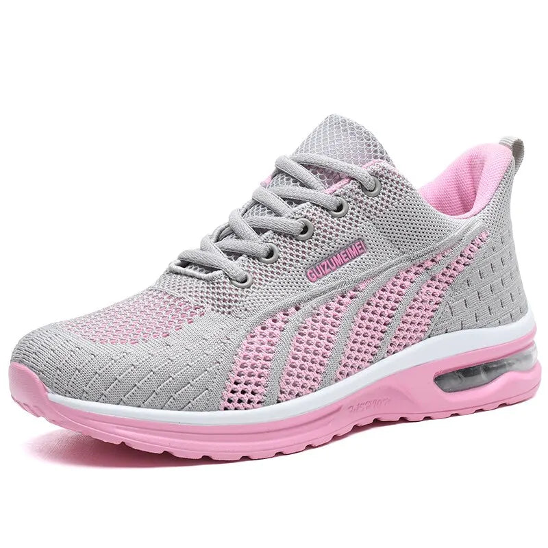 Comfora | Orthopedische wandelschoenen van mesh voor dames - pijnverlichting, steun voor de voetholte