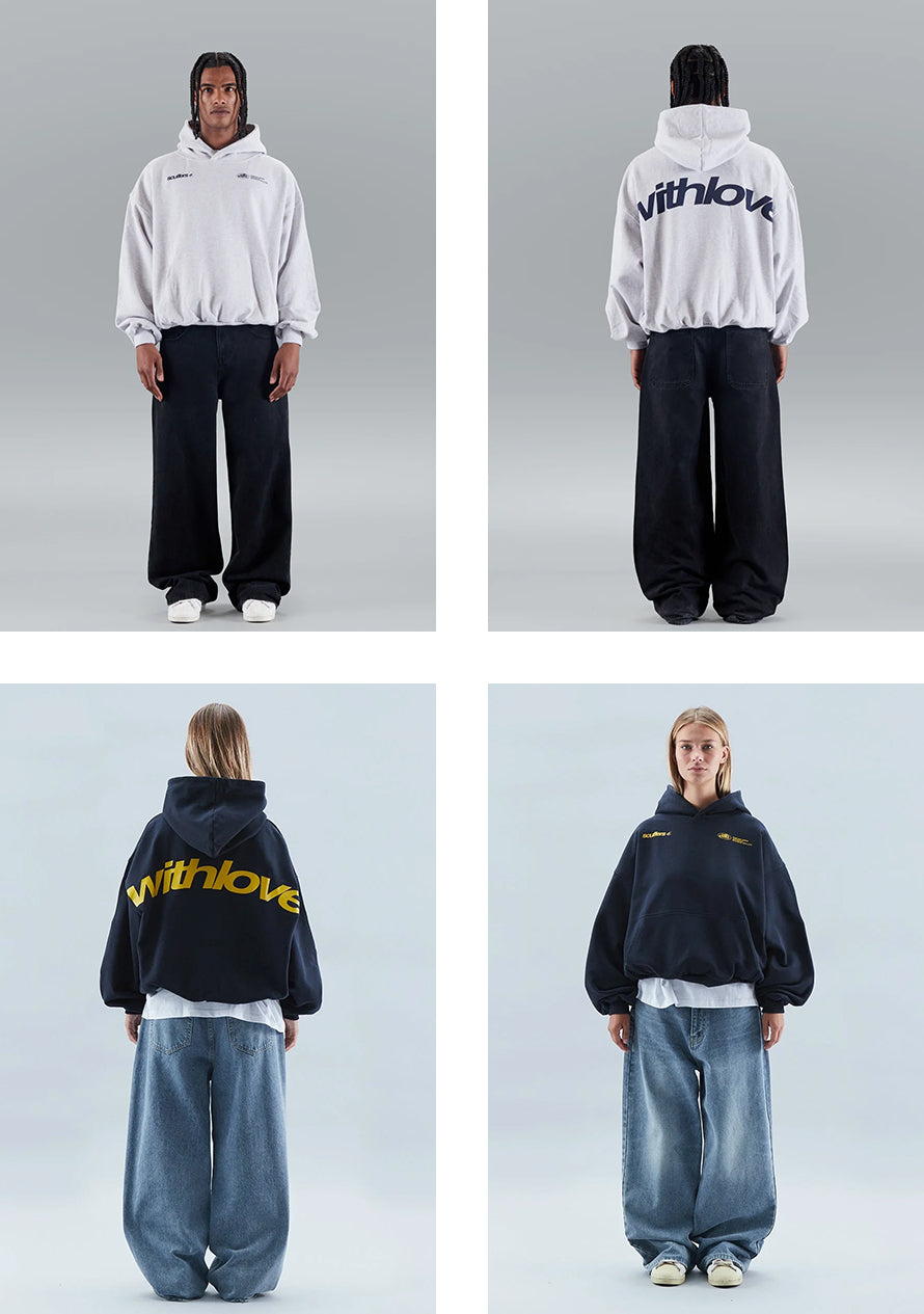 Ashwin | Herenhoodie ‘With Love’ – Zachte, comfortabele en stijlvolle pullover