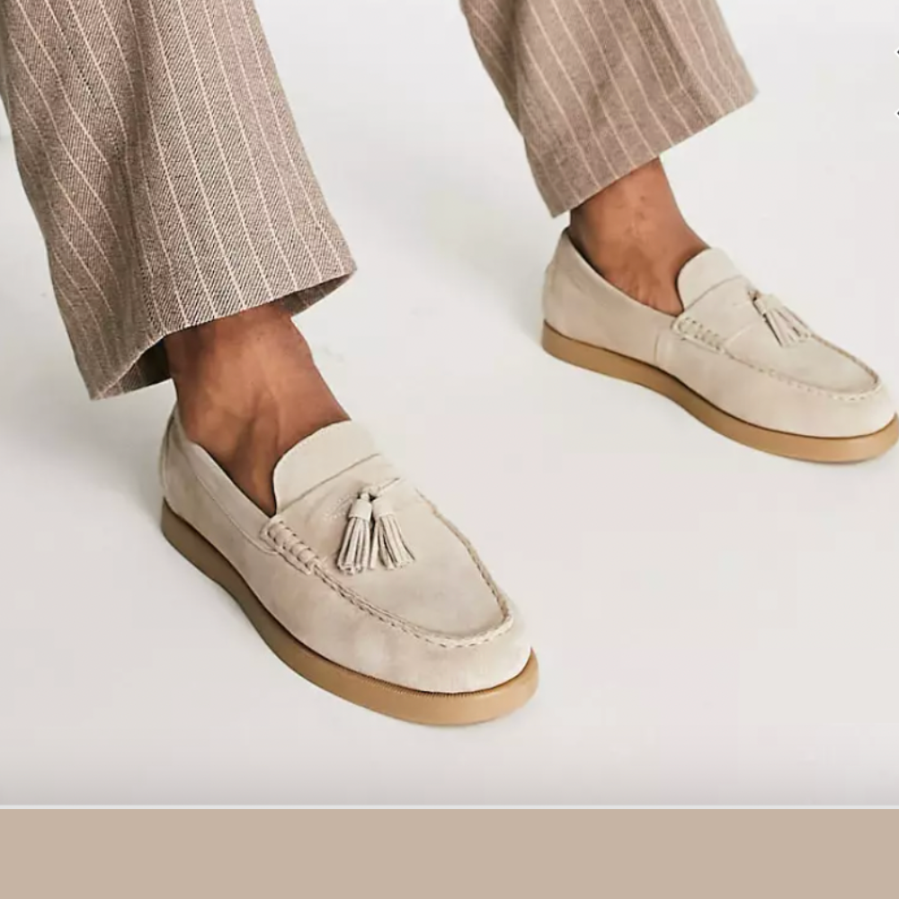 Rhylindor | Premium leren schoenen voor mannen - klassieke slip-on geklede schoenen
