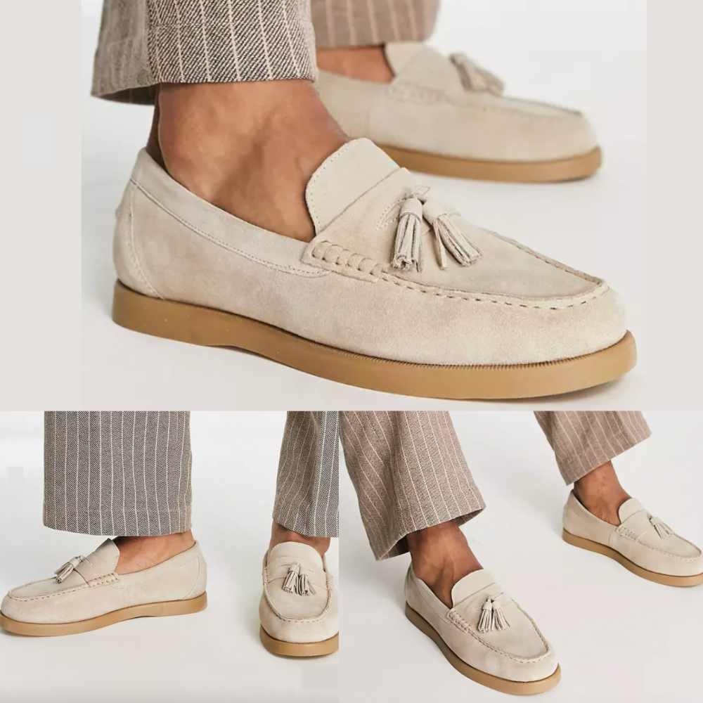 Rhylindor | Premium leren schoenen voor mannen - klassieke slip-on geklede schoenen
