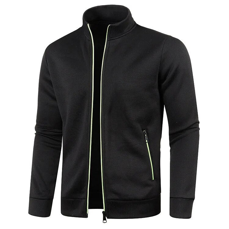 Werner | Lichtgewicht herenjas met ritssluiting, lange mouwen, casual bovenkleding