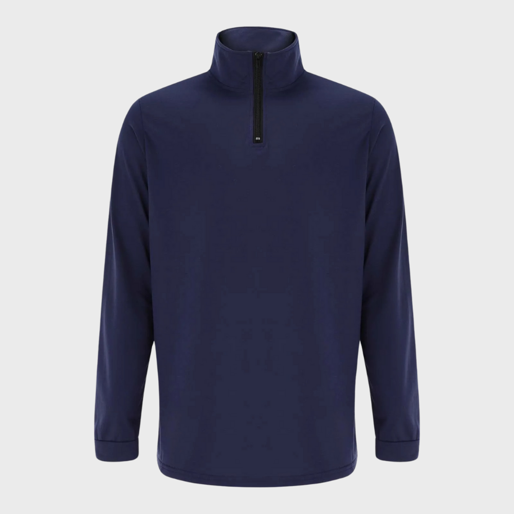 Emeron | Heren trui met halve rits – Casual elegante trui met opstaande kraag voor herfst en winter