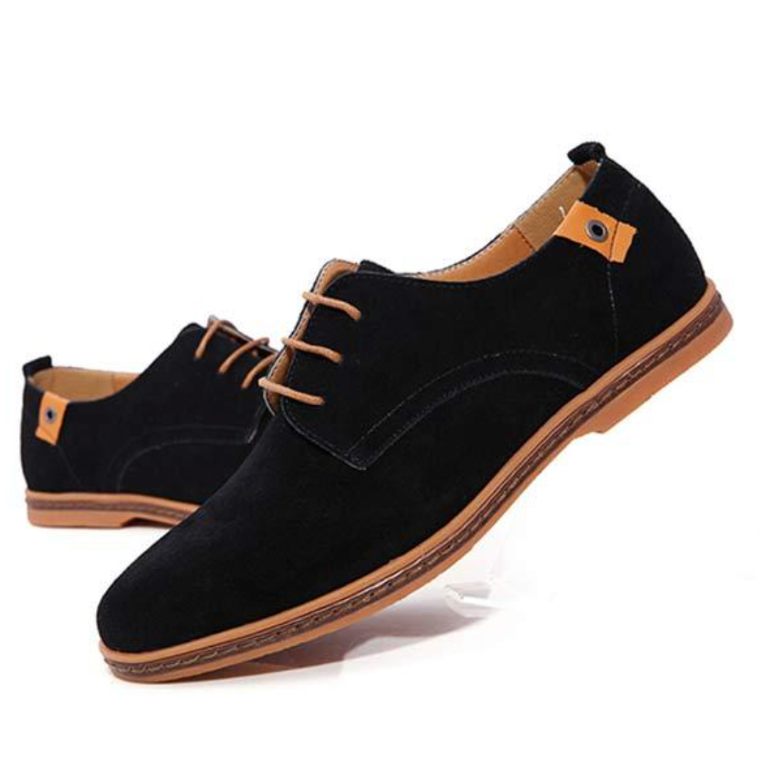 Krythas | Premium Suède Leren Herenschoenen - Elegante Geklede Schoenen