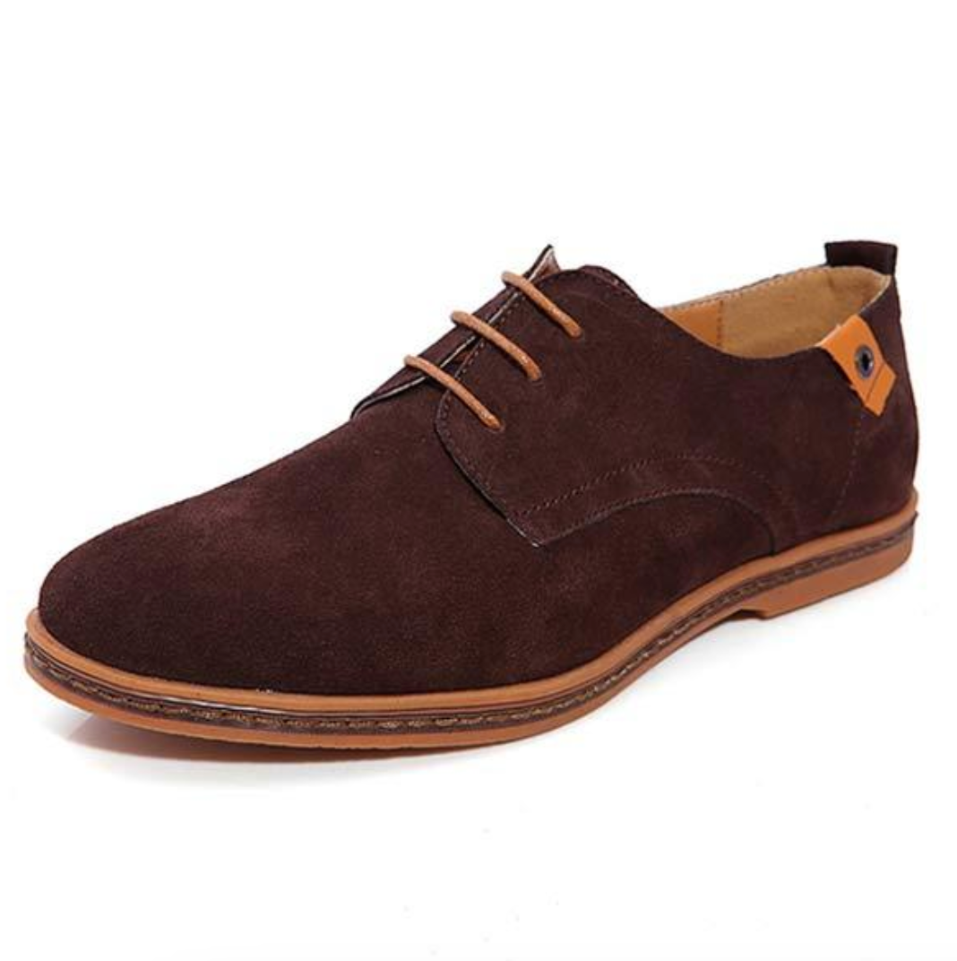 Krythas | Premium Suède Leren Herenschoenen - Elegante Geklede Schoenen