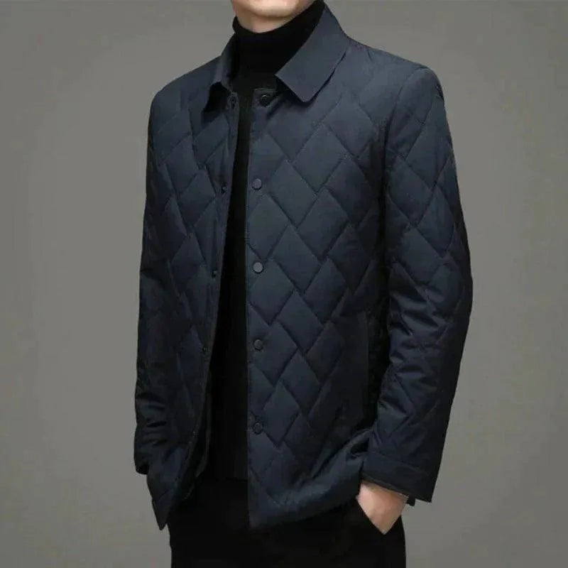 Damir | Moderne pufferblazer voor heren – Lichtgewicht gewatteerde jas, casual en kantooroutfit