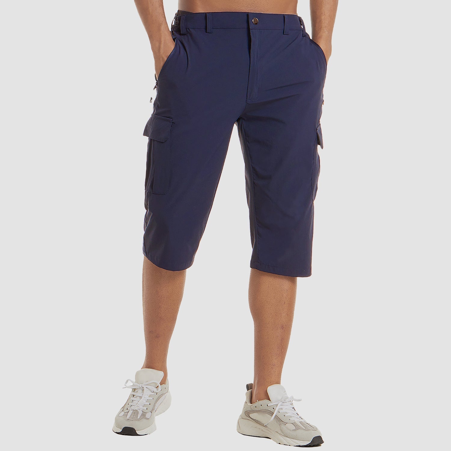 Thervian | Herenhorts met sneldrogende Cargo - Multizakkenshorts voor buiten