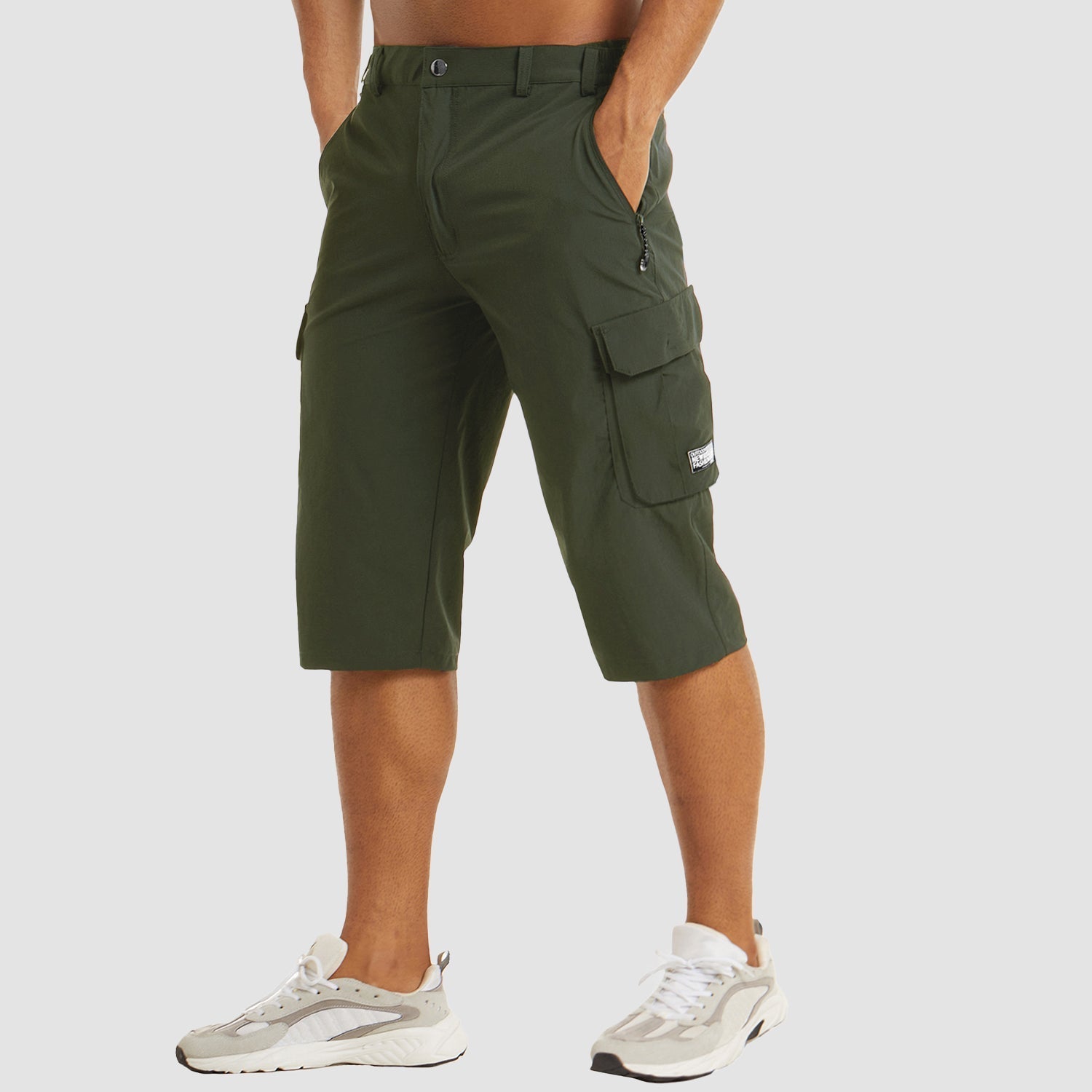 Thervian | Herenhorts met sneldrogende Cargo - Multizakkenshorts voor buiten