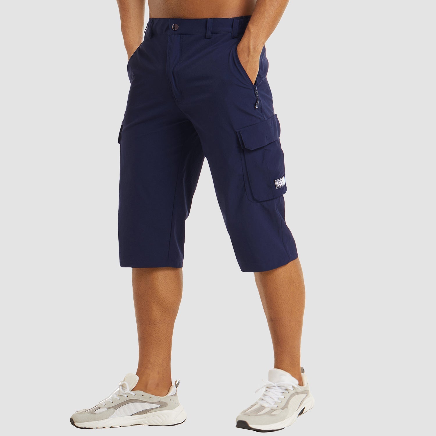 Thervian | Herenhorts met sneldrogende Cargo - Multizakkenshorts voor buiten