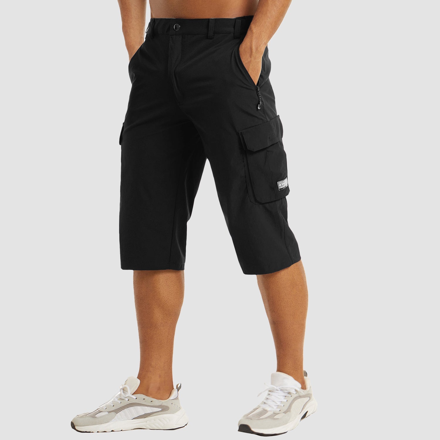 Thervian | Herenhorts met sneldrogende Cargo - Multizakkenshorts voor buiten