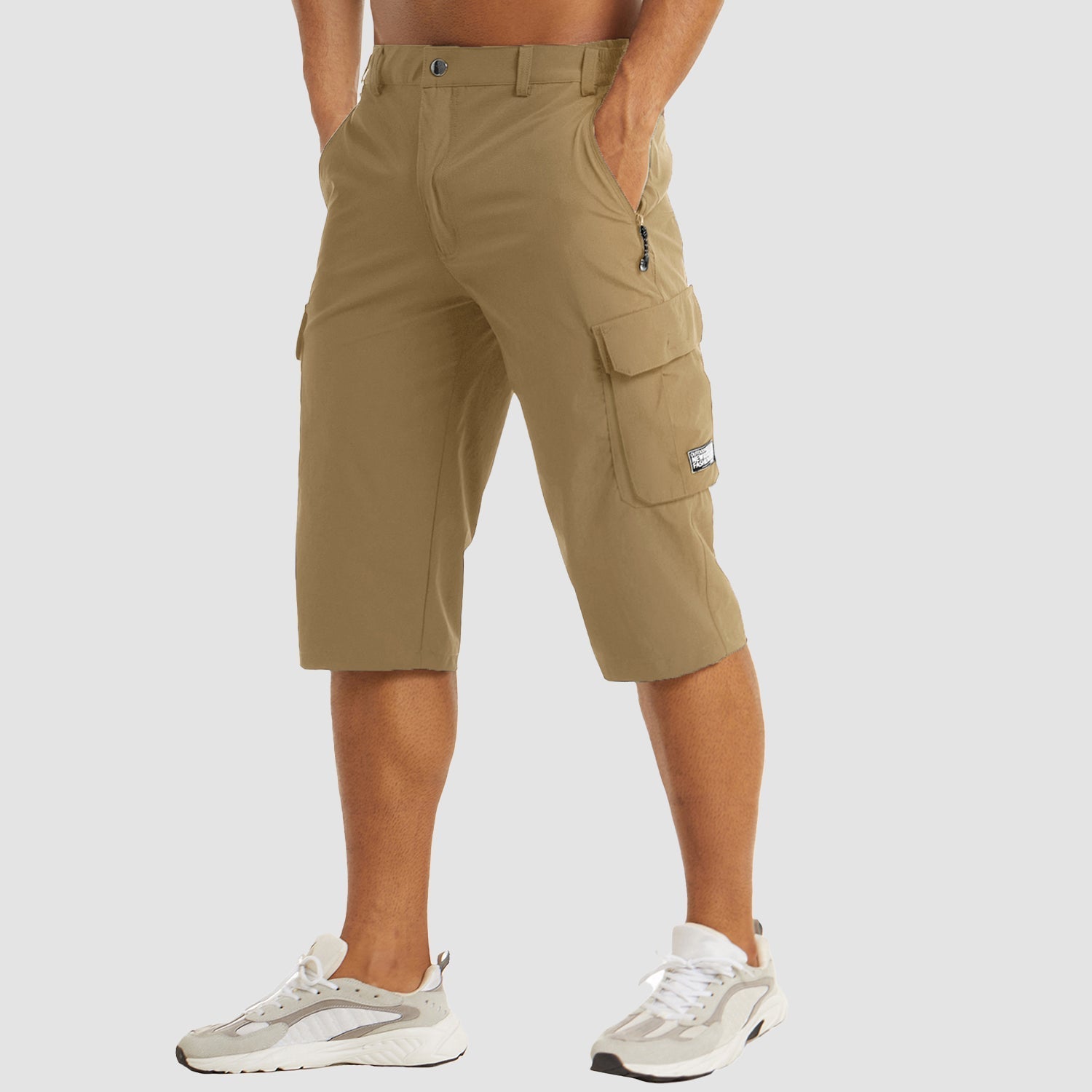 Thervian | Herenhorts met sneldrogende Cargo - Multizakkenshorts voor buiten