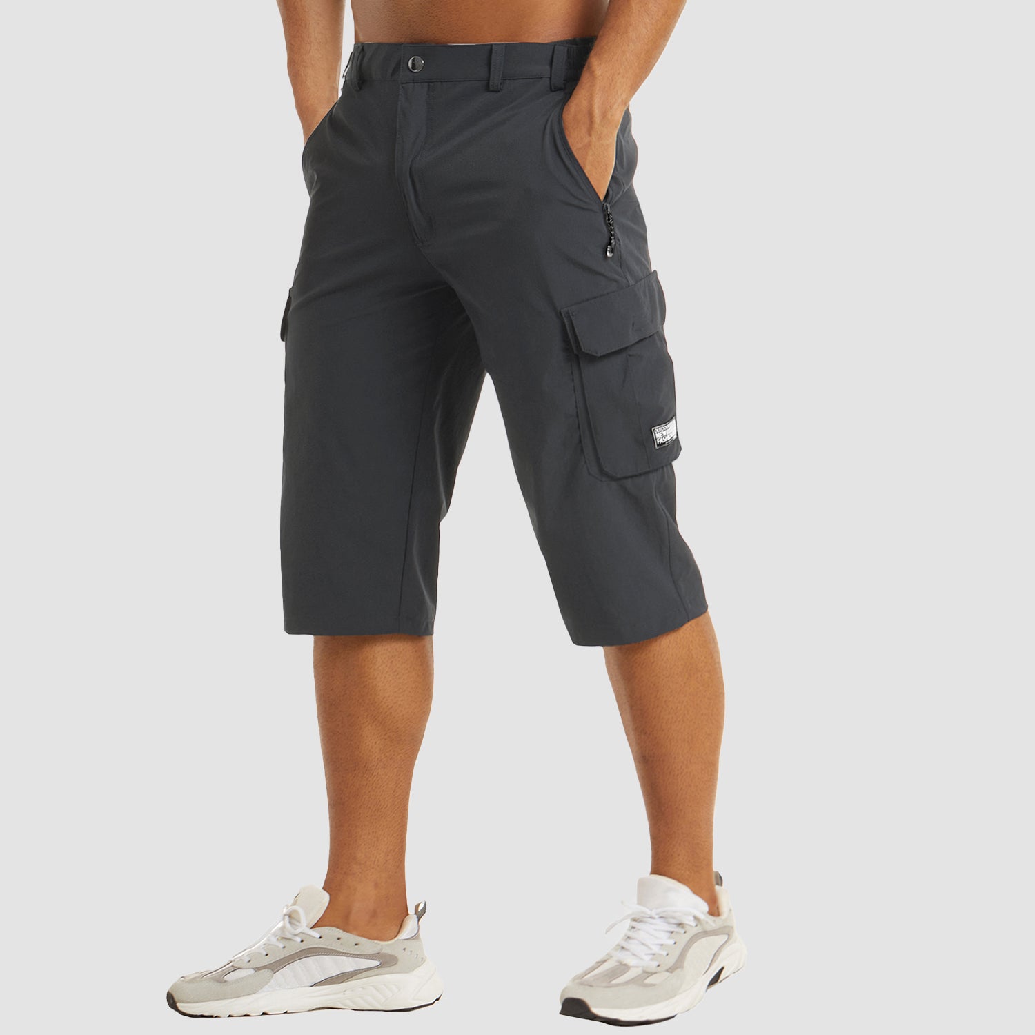 Thervian | Herenhorts met sneldrogende Cargo - Multizakkenshorts voor buiten