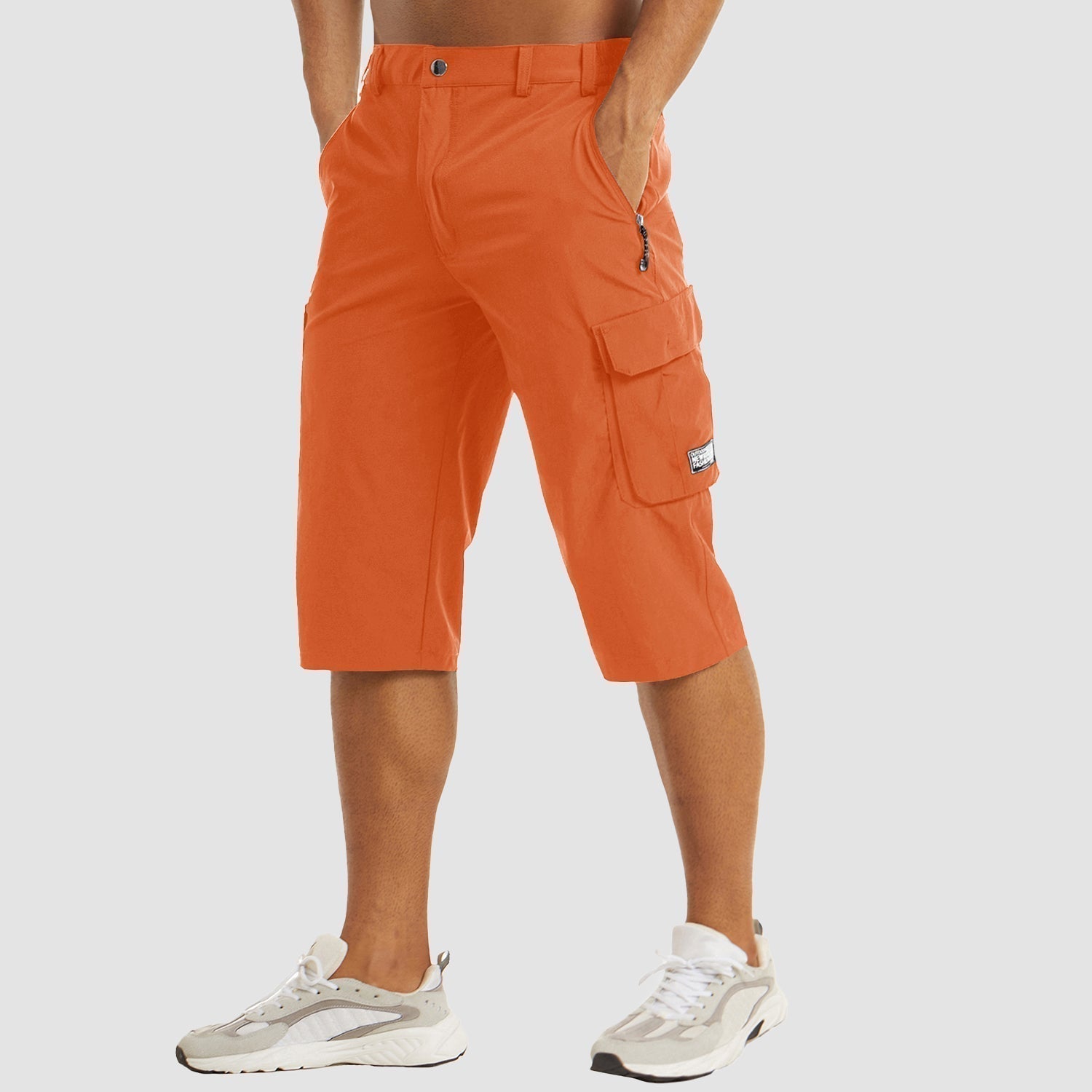 Thervian | Herenhorts met sneldrogende Cargo - Multizakkenshorts voor buiten