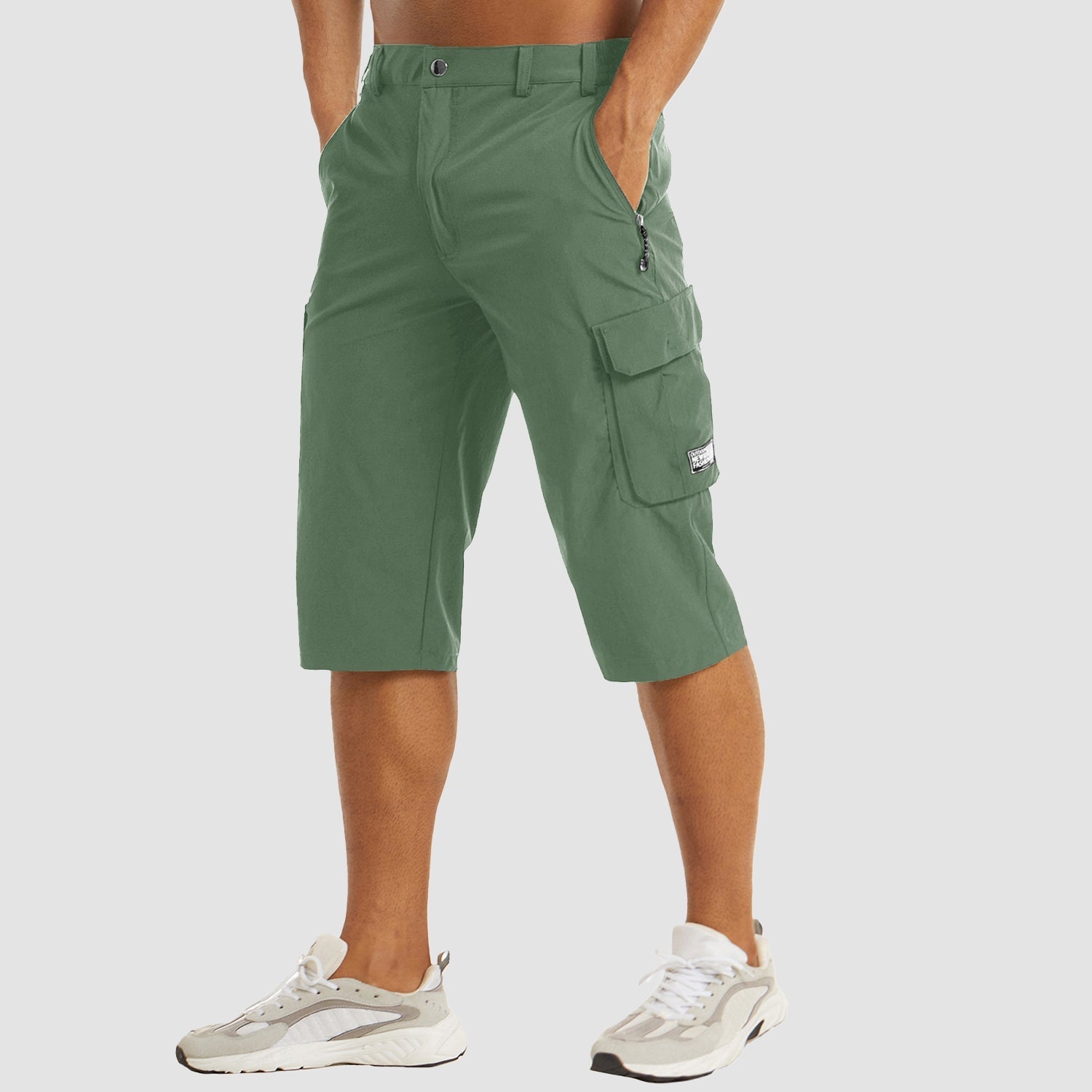 Thervian | Herenhorts met sneldrogende Cargo - Multizakkenshorts voor buiten