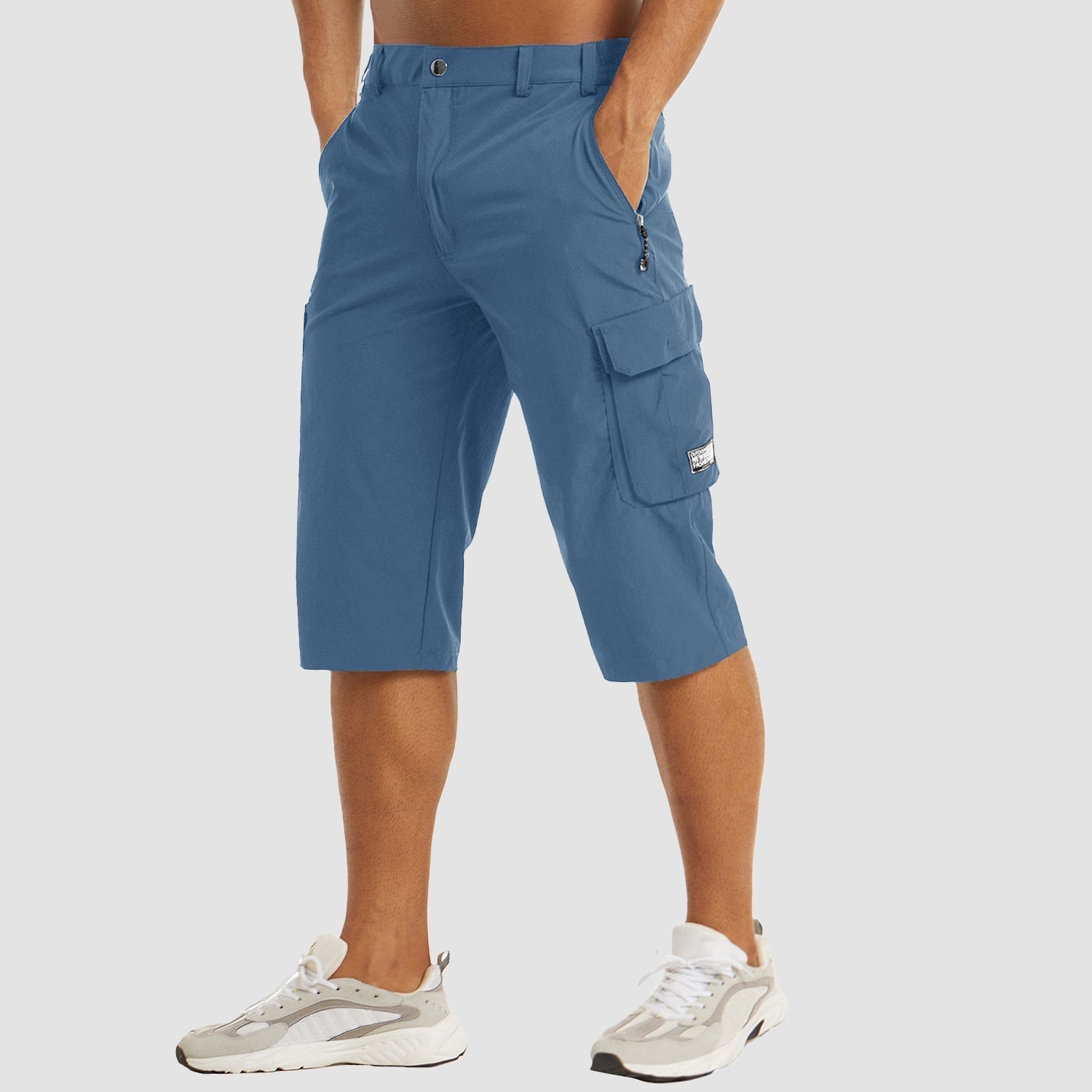 Thervian | Herenhorts met sneldrogende Cargo - Multizakkenshorts voor buiten