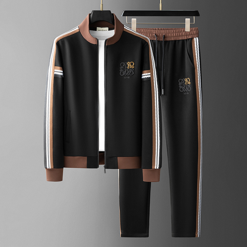 Jovanes | Premium Romeins trainingspak voor heren – Slim fit, lycra-stof, gestreepte details